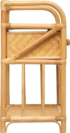 Нощно шкафче Дървено Кафяво 40x35x50cm