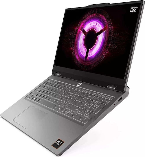 Lenovo Loq Essential 15ARP11 15.6" IPS FHD 144Hz (Ryzen 5-150/16GB/512GB SSD/GeForce RTX 5050/Без операционна система) Лунно сиво (Международна английска клавиатура)