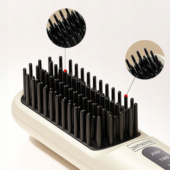Zenwire Ceramic Heated Electric Hair Brush 35W