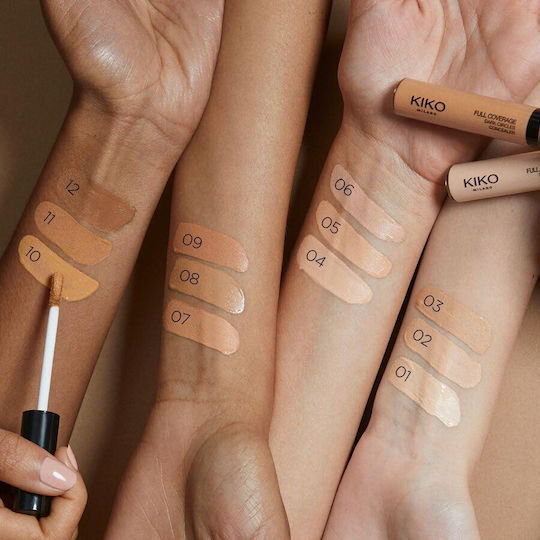 Kiko Milano Течен Коректор с Пълно Покритие 08 Мед 8мл