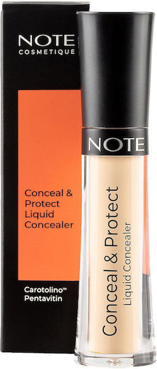Note Conceal & Protect Concealer Liquid Concealer 02 Sand 4.5ml
