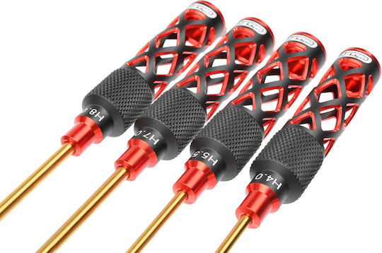 Team Corally Platinum Pro Werkzeugsatz Schraubenschlüssel M2 M3 M4 M5 4.0 5.5 7.0 8.0mm 4 Stück