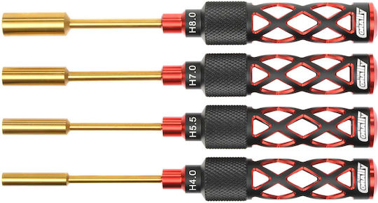 Team Corally Platinum Pro Werkzeugsatz Schraubenschlüssel M2 M3 M4 M5 4.0 5.5 7.0 8.0mm 4 Stück
