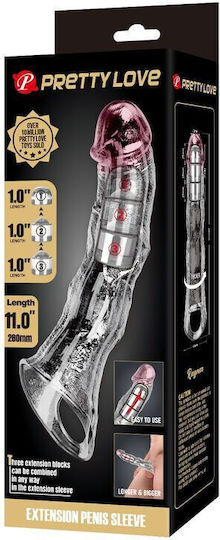 Pretty Love Transparent Penis Extension 28cm