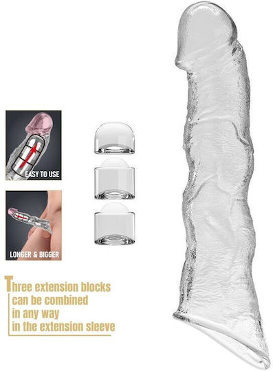 Pretty Love Transparent Penis Extension 28cm