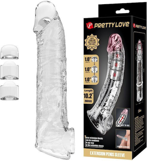 Pretty Love Pretty Love Penis-Verlängerung Transparent 26cm
