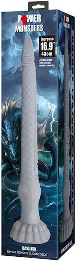 Power Monsters Дилдо със смукателна чашка Сив