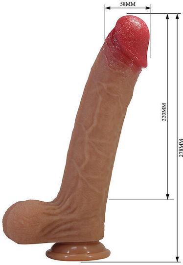 Pretty Love Realistisch Dildo mit Saugnapf Flesh