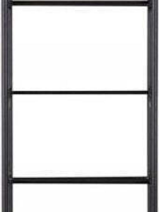 Present Time Suport Metalic Cu Picioare Pentru 6 Sticle Negru 66x12x18cm