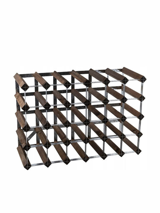 BarEq Suport de sticle cu picioare maro 61.5 cm