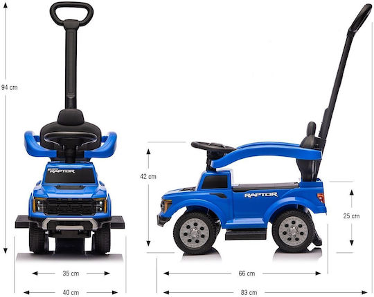 Milly Mally Autoauto mit Geräuschen Blau