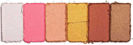 NYX Professional Makeup Sugar Trip Squad Paletă De Highlighters 6x5gr Paletă 30gr