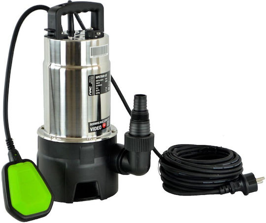 NAC Einphasige Tauchpumpe Abwasser/Abwasser Motor 750W 14821649