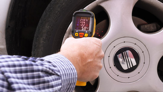 Pancontrol Infrarot- und Laserthermometer Für Temperaturen Bis 50°C Mit Verhältnis von Abstand zum Ziel 12:1