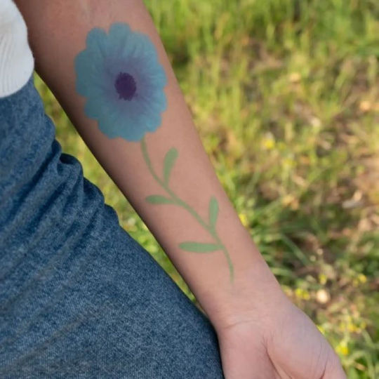 Namaki Gesichtsbemalung Face Paint Hellblau