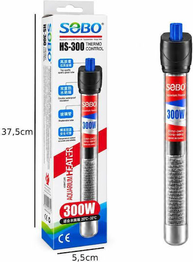 Sobo Aquarium Heater 300w Adjustable Temperature Hs-300 – Adjustable Aquarium Heater Tf246809