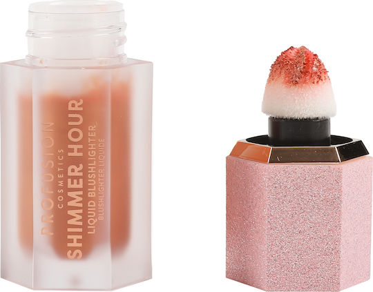 Profusion Shimmer Hour Blushlighter Lichid 6ml Piersică