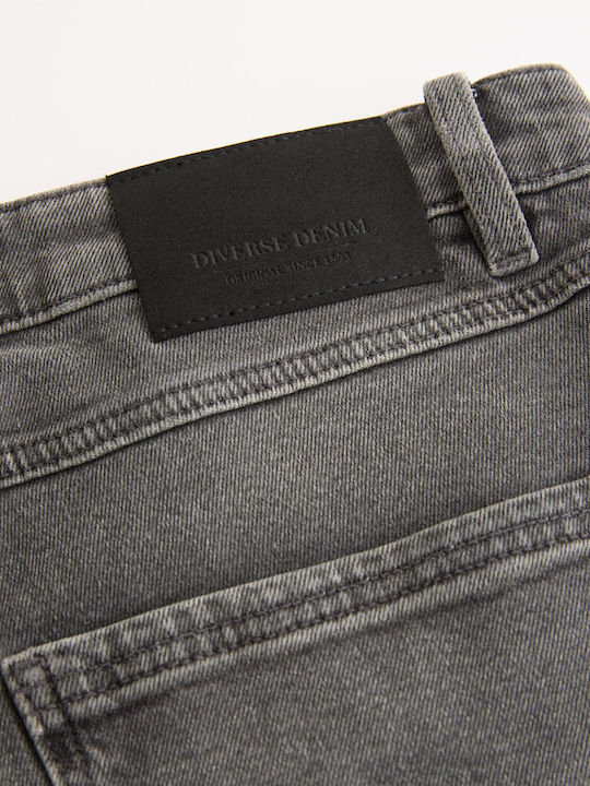 Pantaloni de blugi pentru bărbați Slim Tapered Fit Gri