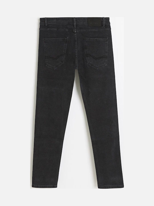 Blackhart 264 Herren Jeanshosen Tapered Schwarz