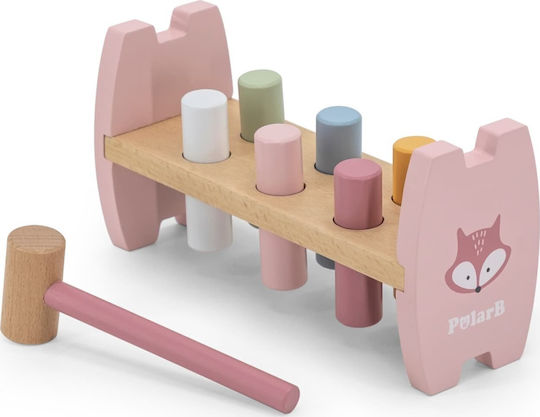 Viga Toys Ударна играчка Polarb от дърво за 12+ месеца