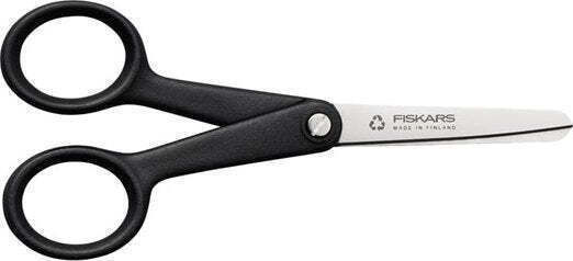 Fiskars Schere 13cm mit Rostfreier Stahl Klinge Schwarz 1 Stück