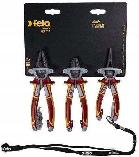 Felo Комплект странични електротехнически клещи с дължина 180mm