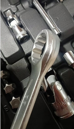 Rockforce Καστάνια με Καρυδάκια 1\4" & 3\8" & 1\2" 131τμχ