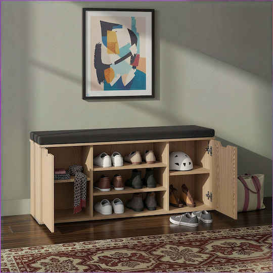 ikonka Flurmöbel & Aufbewahrung mit Bank 103x30x46cm
