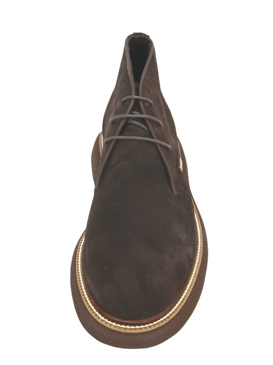 Ghete Barbați Chukka Suede Maro