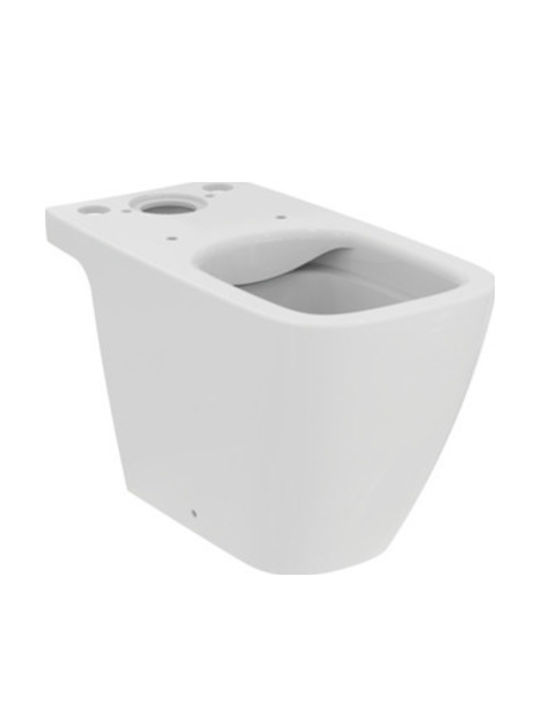 Ideal Standard I.life B Floor-Standing Toilet with Flush with Slim Cover Soft Close White Ideal Standard I.life B Floor-Standing Toilet with Flush with Slim Cover Soft Close White