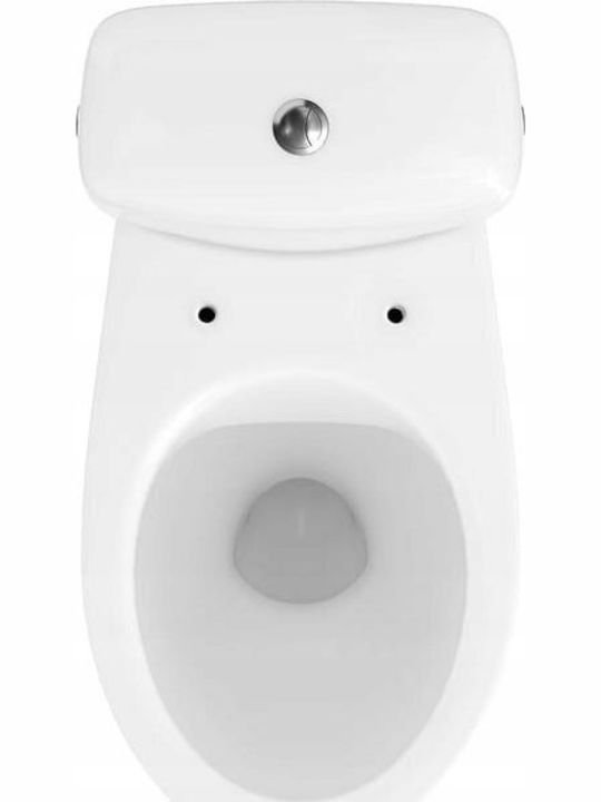 Cersanit Floor-Standing Toilet with Slim Duroplast Soft Close Cover White 5902115795725 Cersanit Floor-Standing Toilet with Slim Duroplast Soft Close Cover White 5902115795725