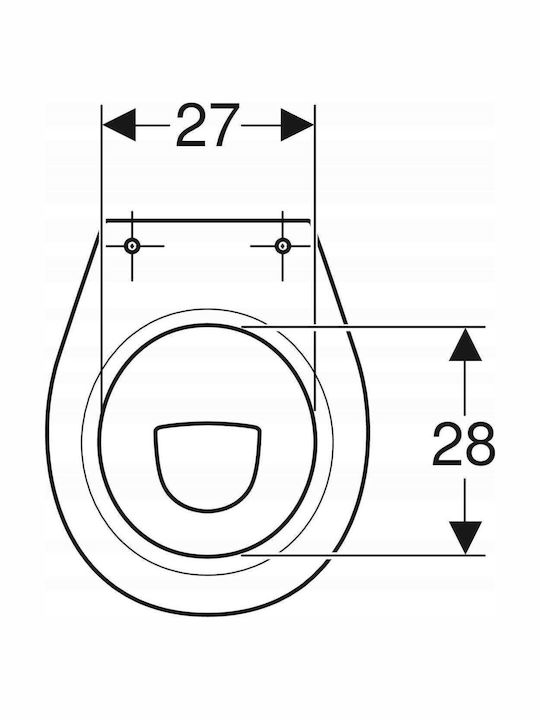 Kinder Stehende Toilette mit Spülung mit Deckel Duroplast Weiße