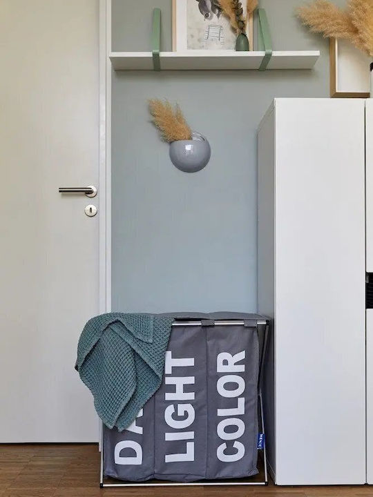 Wenko Wäschekorb Stoff Klappbar 118lt Grau