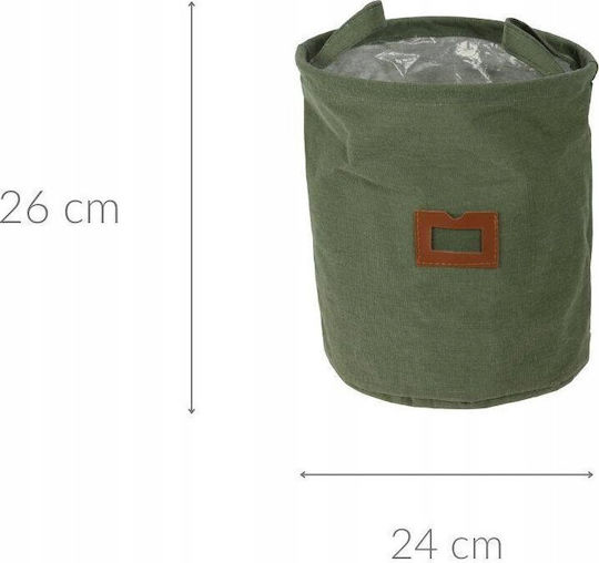 Home&Styling Collection Текстилна Прозрачна Складова Кошница 24x24см