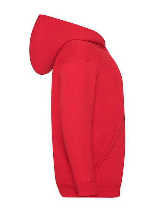 Damen Sweatshirt Strickjacke mit Kapuze Rote