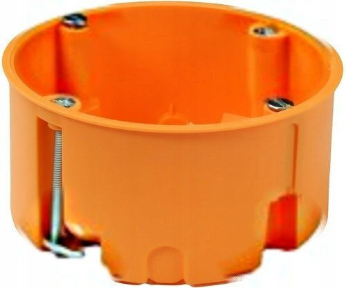Simet Simet Anschlussdosen Verzweigung für Gipskarton IP30 in Orange Farbe 25Stücke
