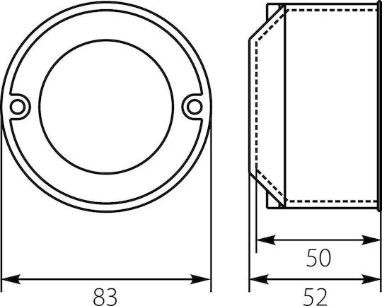 Elektro Plast Walled Junction Box for Plasterboard 80 Pieces