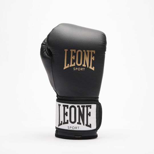 Leone 1947 Боксови Ръкавици Кожени За Състезание Черни