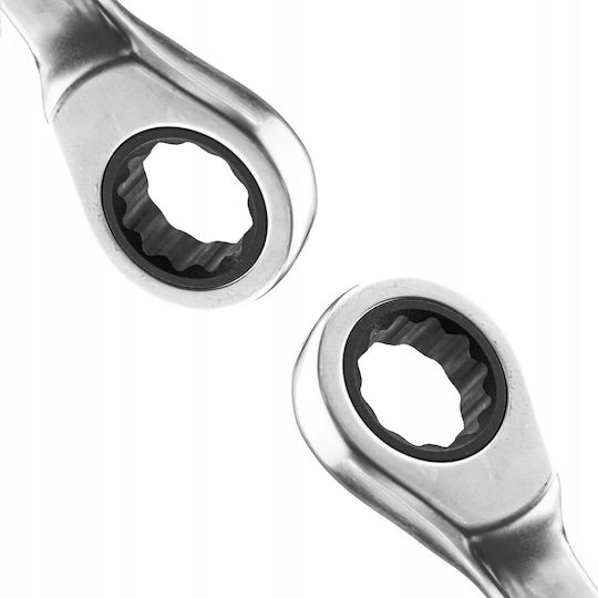 King Tony Double Polygon Hammer Wrench with Ratchet Mechanism