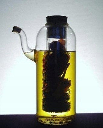 Paderno Glass Oil Can with Flow 250ml