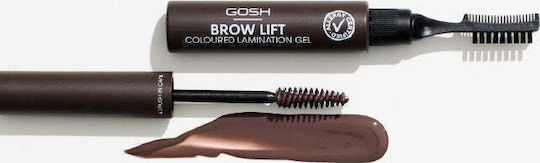 Gosh Mascara Brow Lift Pentru Sprâncene 002 Castaniu Închis 6ml