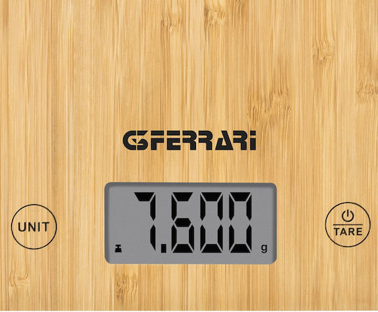 G3Ferrari Digitale Küchenwaage bis 10kg Braun