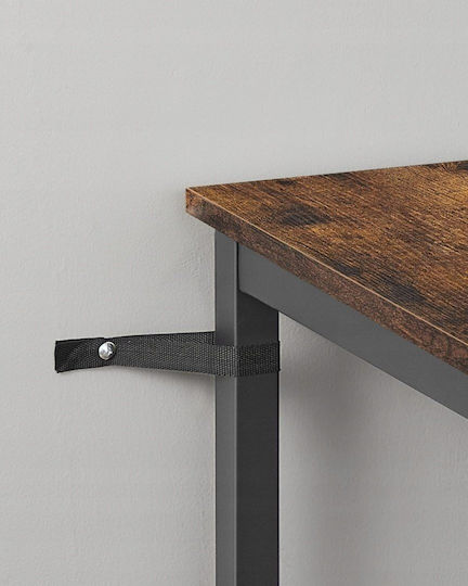 Lbt25x Square Wooden Bar Table with Metal Frame 69x69cm
