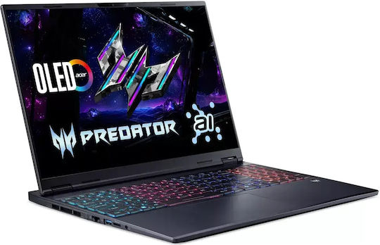 Acer Predator Helios Neo 16S 16" IPS OLED QHD+ 240Hz (Ultra 7-255HX/64GB/250GB SSD/GeForce RTX 5070/W11 Pro) (Международна английска клавиатура)
