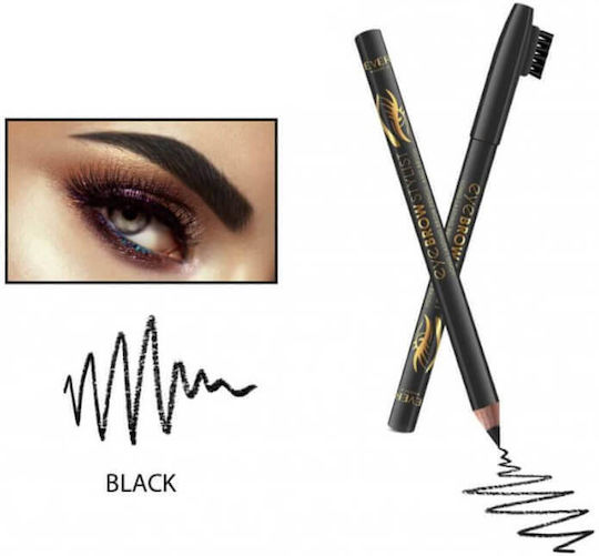 Revers Cosmetics Eye Brow Stylist Pencil Μολύβι για Φρύδια Black 1.2gr