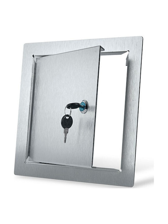 Θυρίδα Poștală Metalică în Culoare Argintie 40x50cm