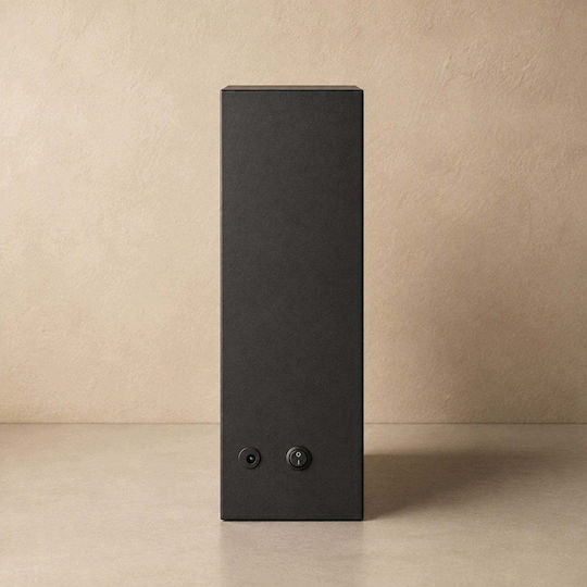 Vilde Metallische Floortop Laterne Schwarz 10x41x25cm