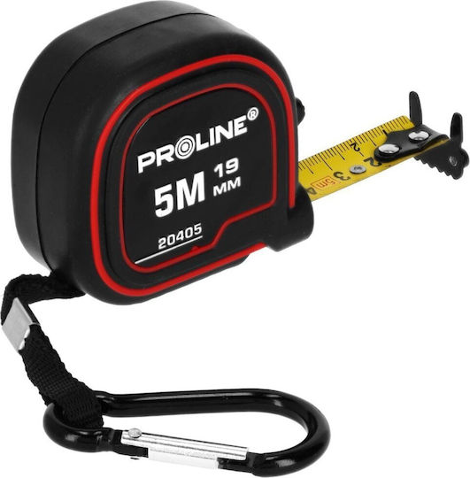 Proline Maßbänder 8m/25mm Doppeltes Magnetisches Nylonbeschichtung Gürtelclip