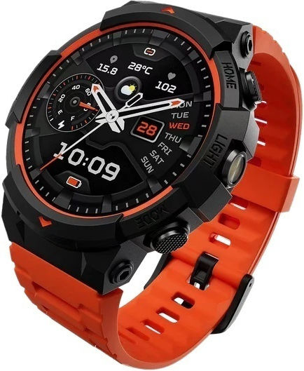 Black Shark GS3 Smartwatch impermeabil cu monitor de ritm cardiac (Lava Black)