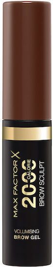 Max Factor 2000 Calorie Augenbrauen-Make-up Mascara für Augenbrauen 004 Schwarzbraun 4,5ml